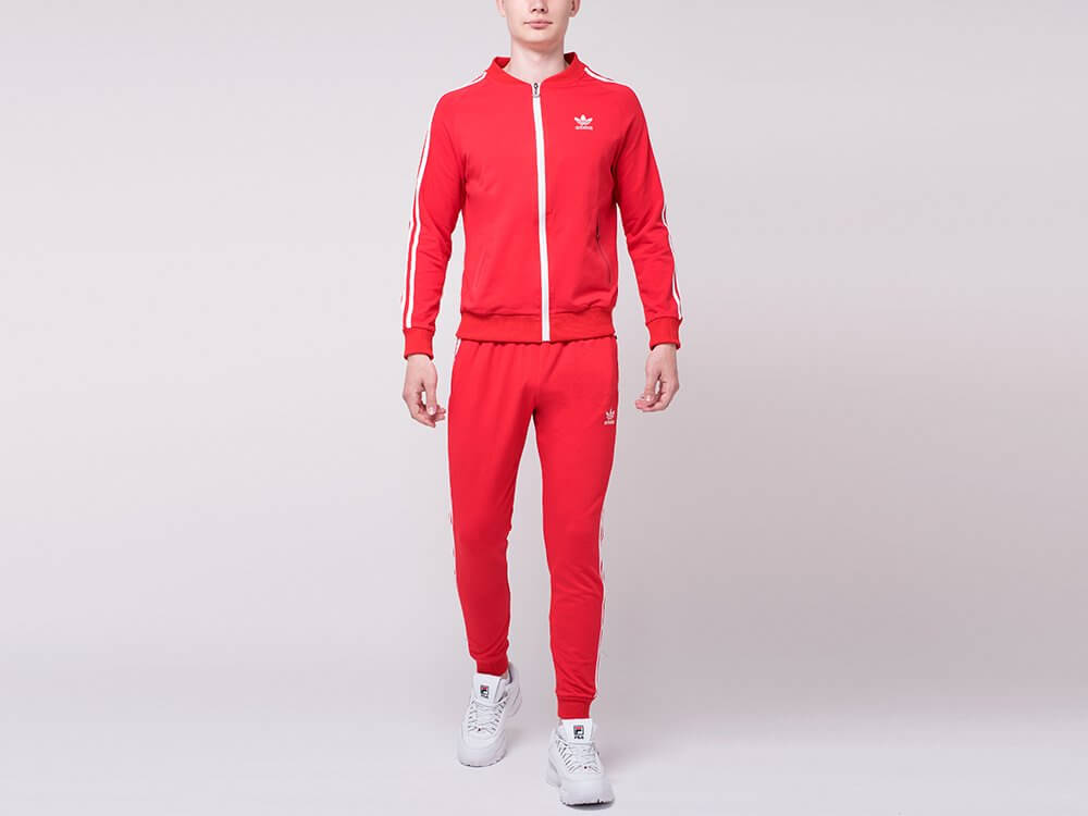 Купить красный мужской спортивный костюм